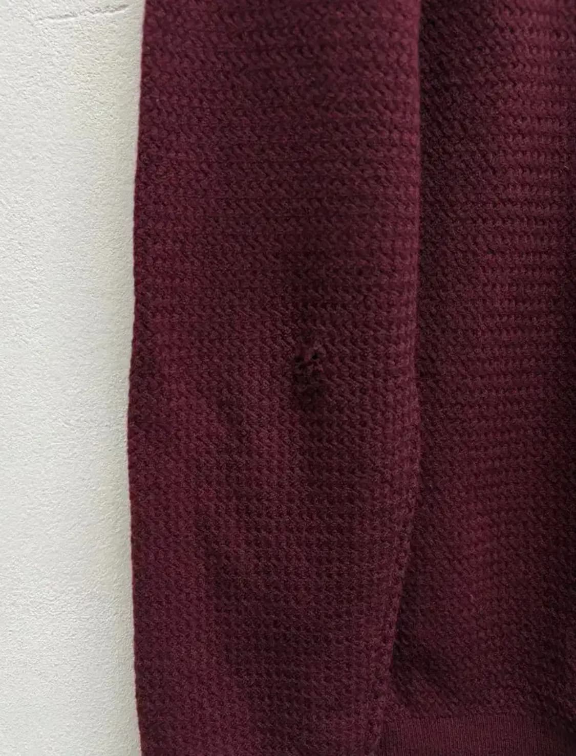 라코스테 와인색 스웨터 M 상품이미지6