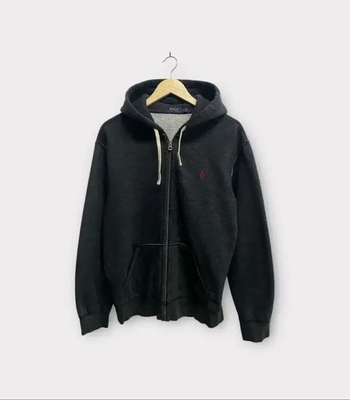 폴로 랄프로렌 레드포니 차콜 후드집업 L 상품이미지1