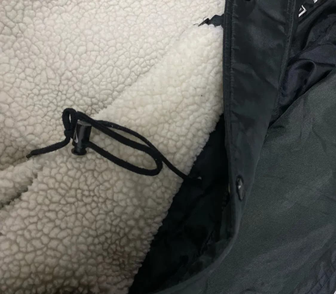 나이키 에어 빅로고 올드스쿨 쉐르파 패딩 돕바 XL 상품이미지7