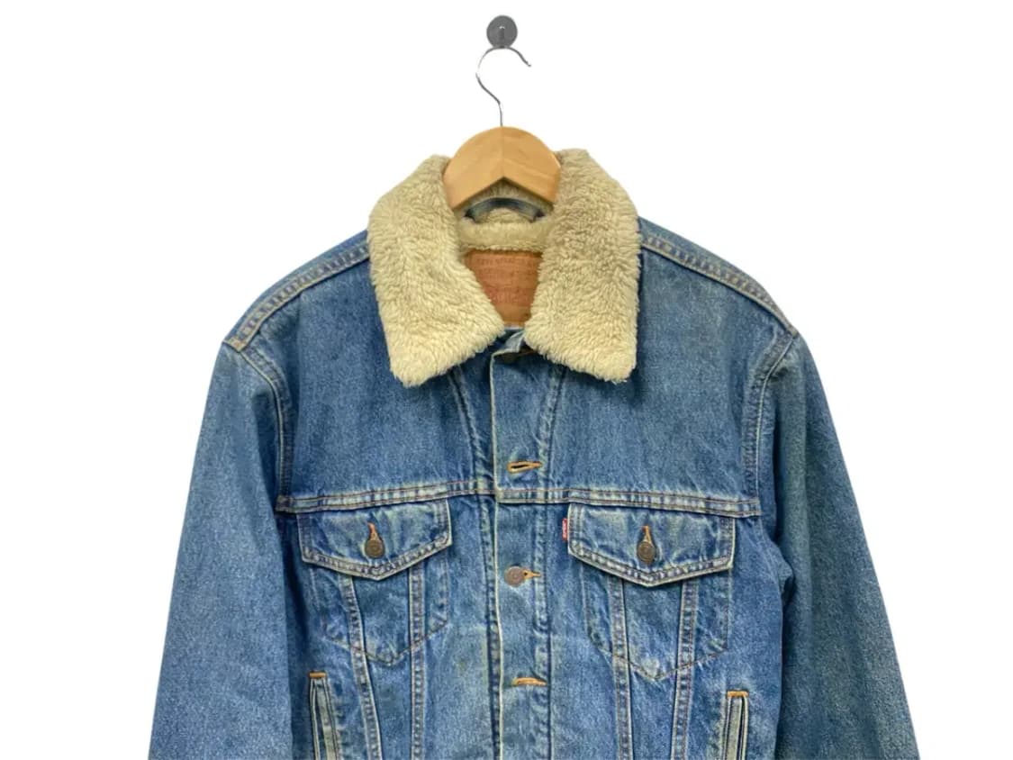 리바이스 쉐르파 데님 트러커 자켓 S 상품이미지3