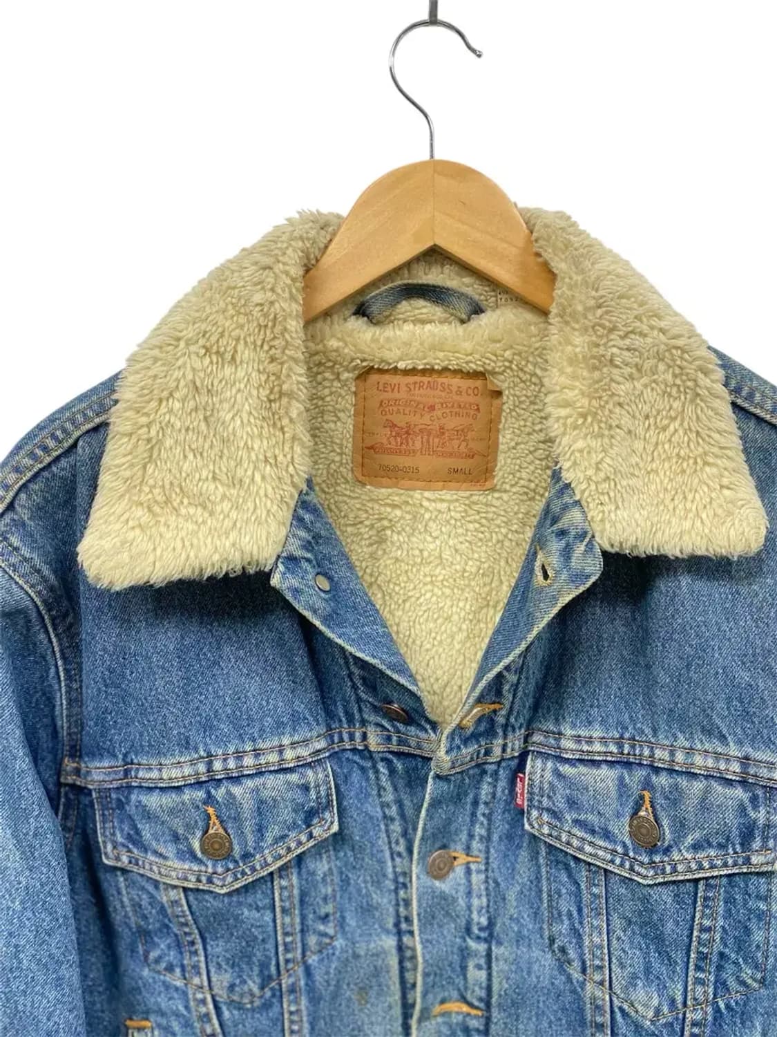 리바이스 쉐르파 데님 트러커 자켓 S 상품이미지5