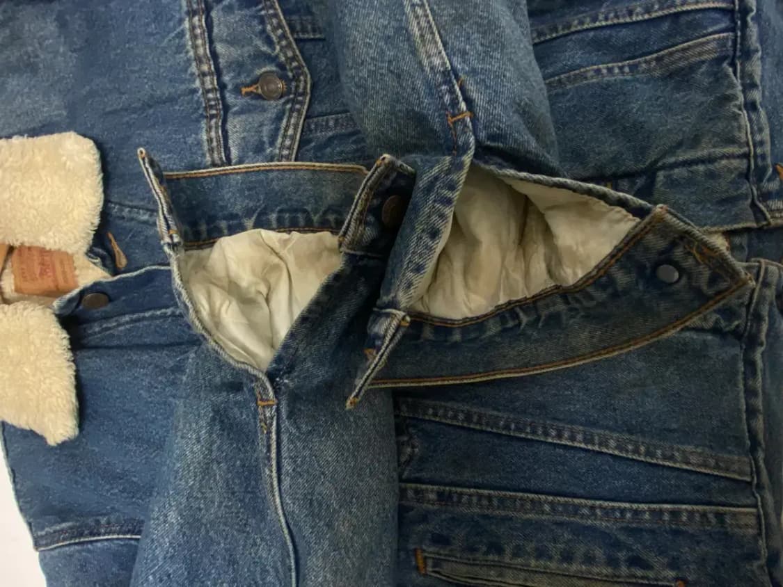 리바이스 쉐르파 데님 트러커 자켓 S 상품이미지8