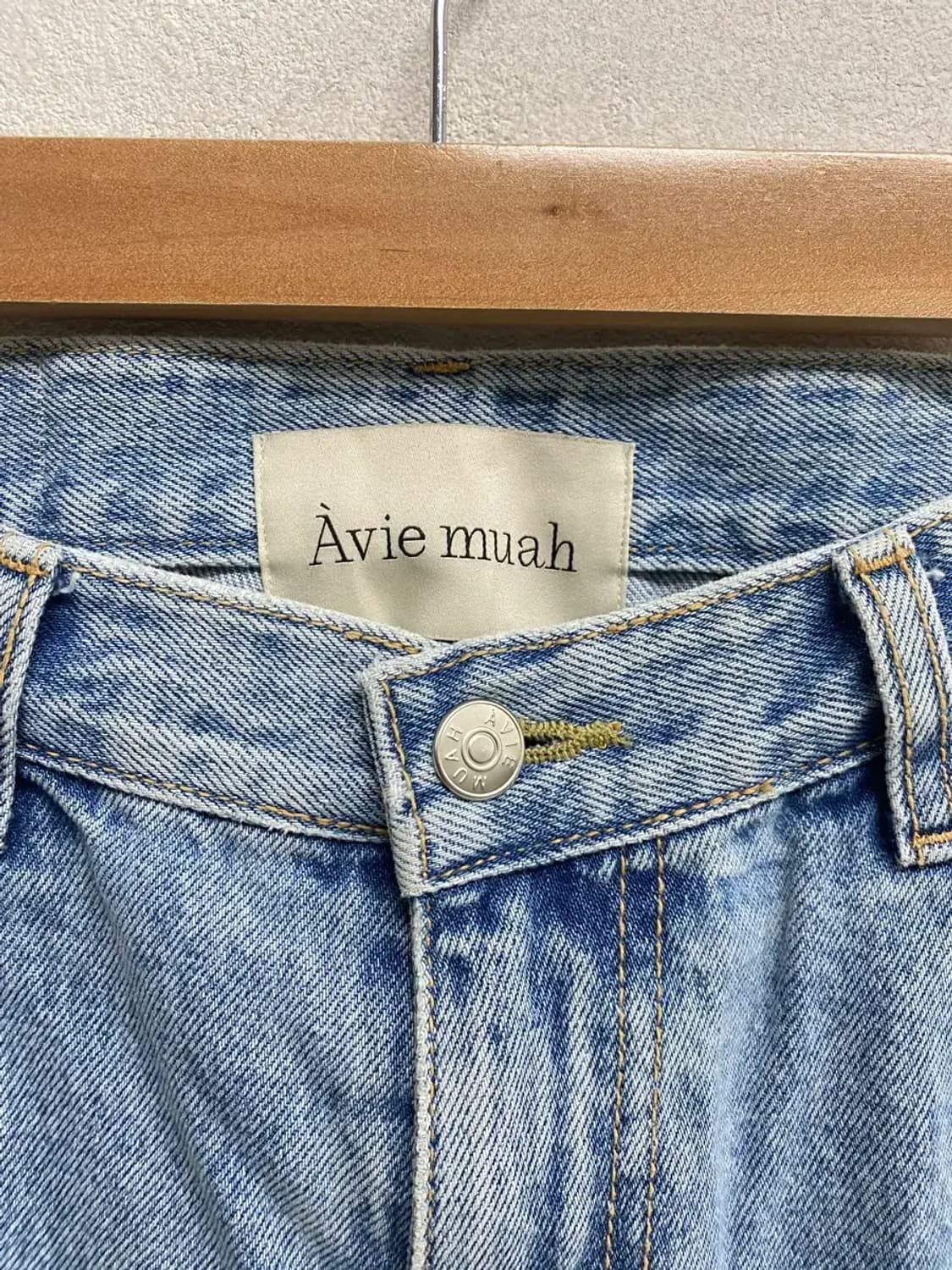 아비에무아 Avie muah 연청색 데님 팬츠 L 상품이미지7