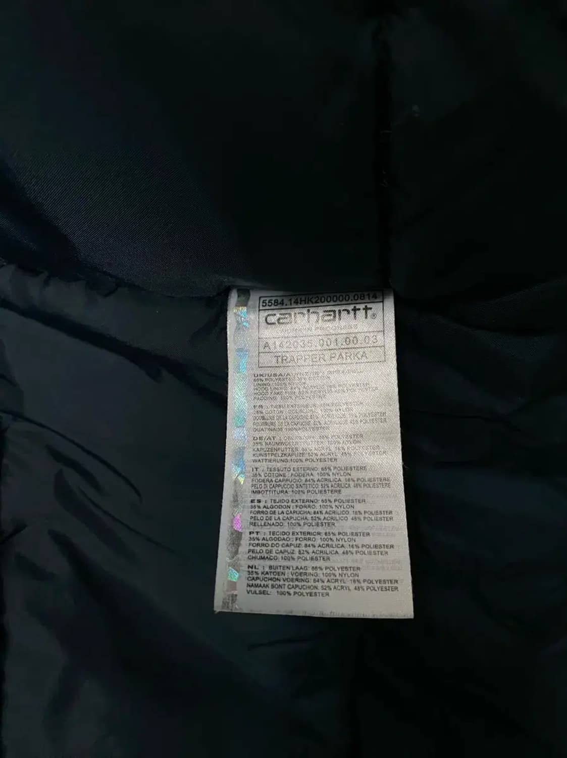 칼하트 트래퍼 파카 패딩 XS 상품이미지6