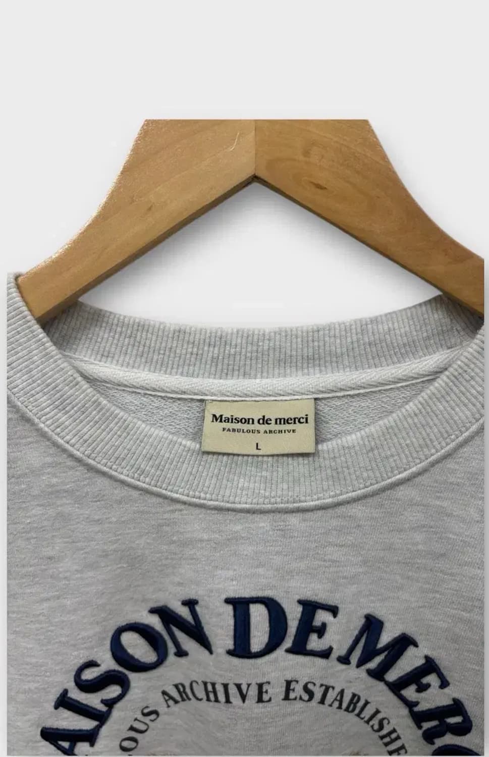 패블러스아카이브 베어프렌즈 맨투맨 애쉬그레이 L 상품이미지4