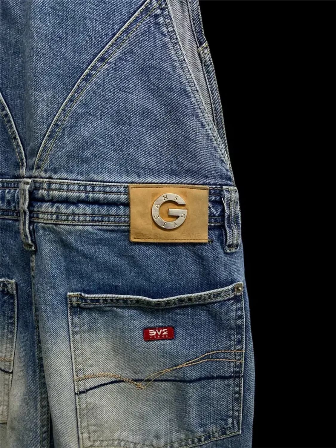 GV2 빈티지 데님 오버롤 멜빵바지 [27-28인치] 상품이미지4