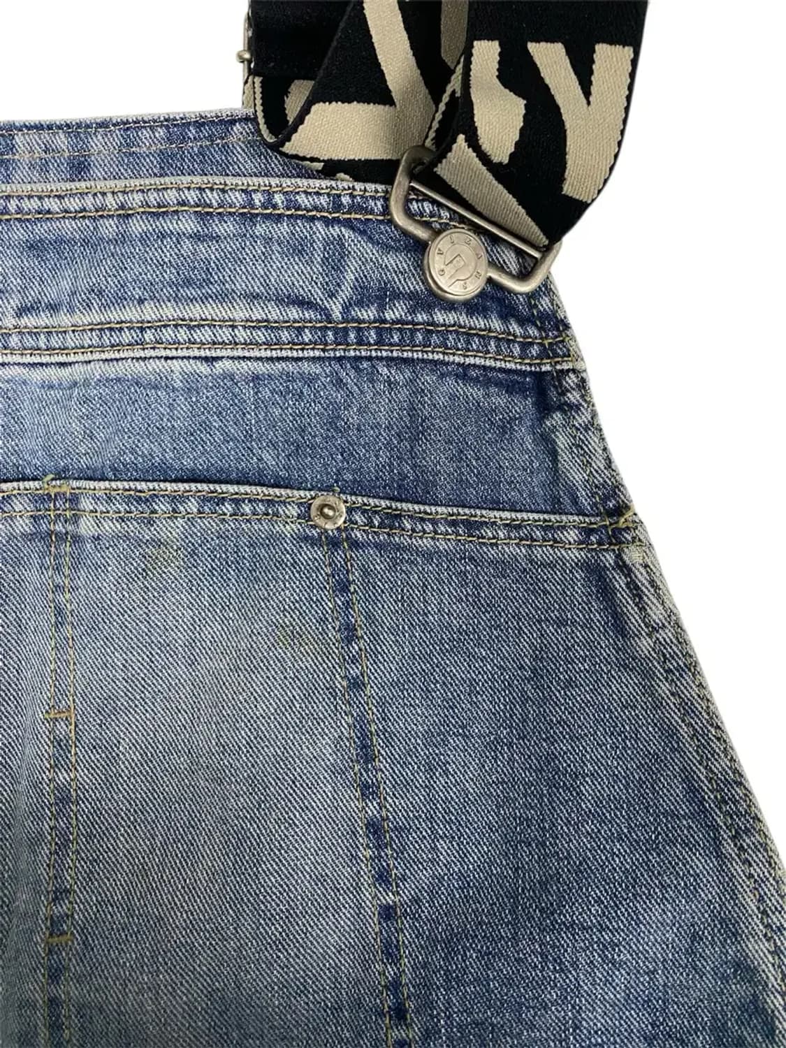 GV2 빈티지 데님 오버롤 멜빵바지 [27-28인치] 상품이미지5