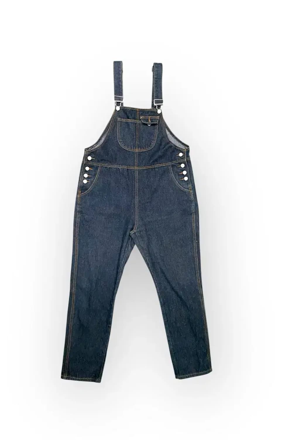 빈티지 AVRIL 진청 데님 오버롤 팬츠 2XL 상품이미지1