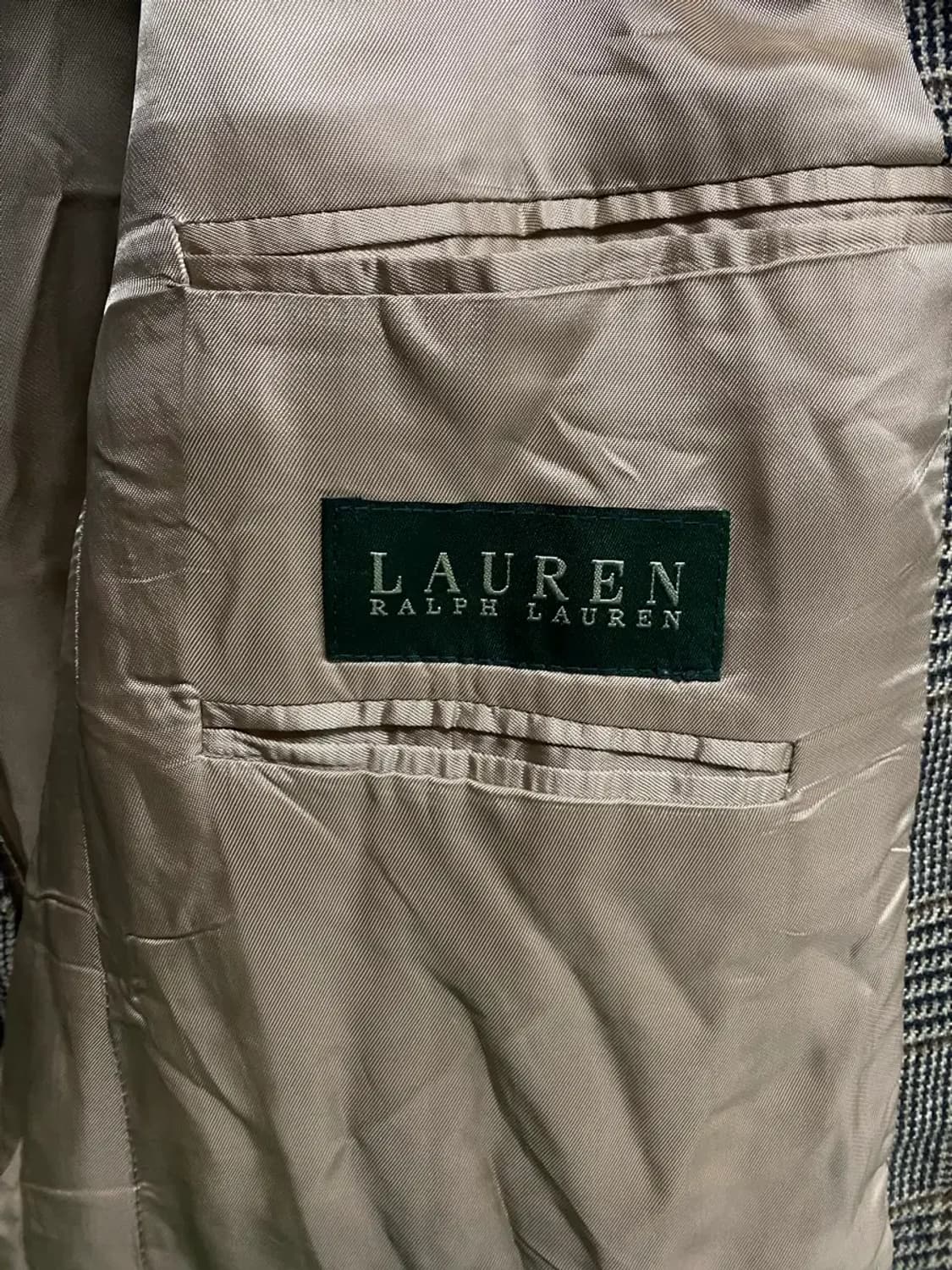 폴로 랄프로렌 체크 블레이저 자켓 L 상품이미지4