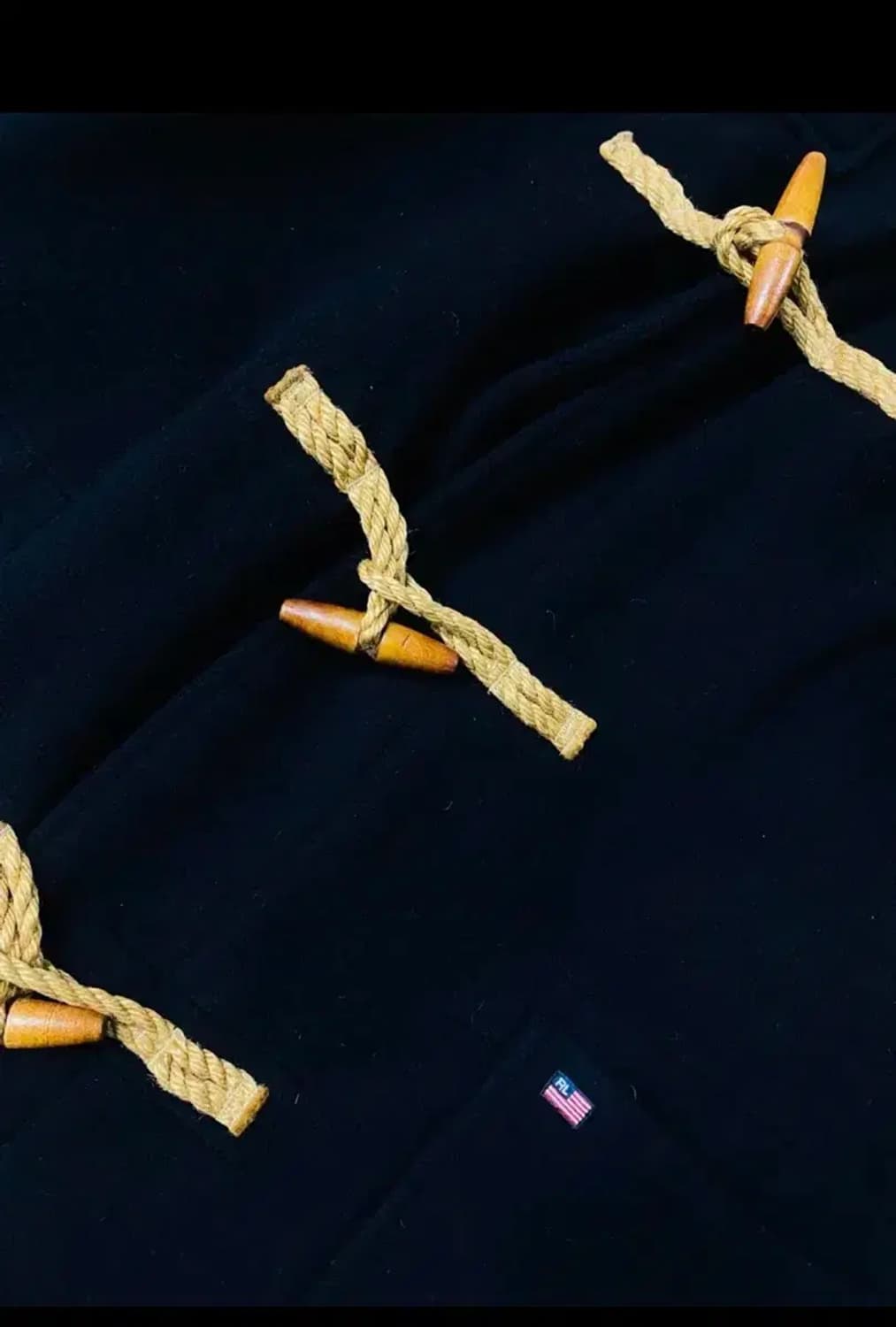 폴로 랄프로렌 울 더플코트 BK.  M-XL 상품이미지2