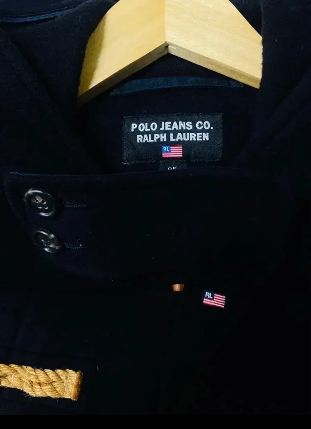 폴로 랄프로렌 울 더플코트 BK.  M-XL 상품이미지3