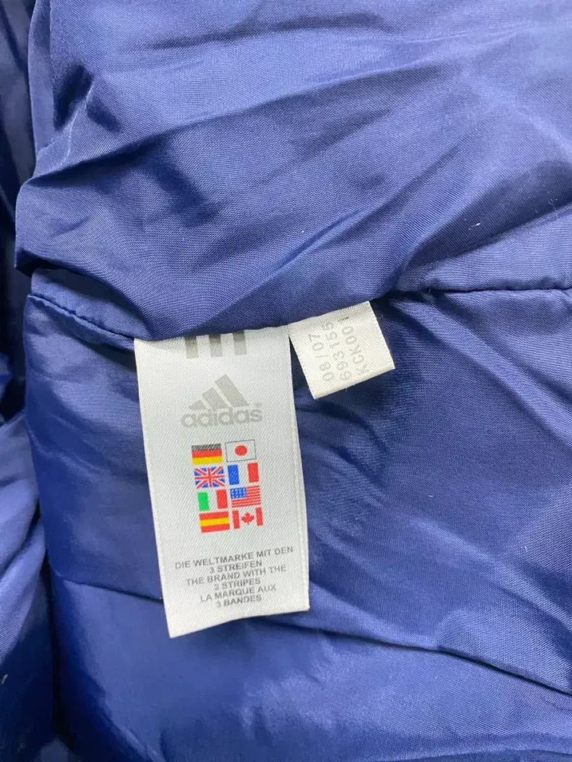 아디다스 네이비 레알 마드리드 패딩 L 상품이미지6