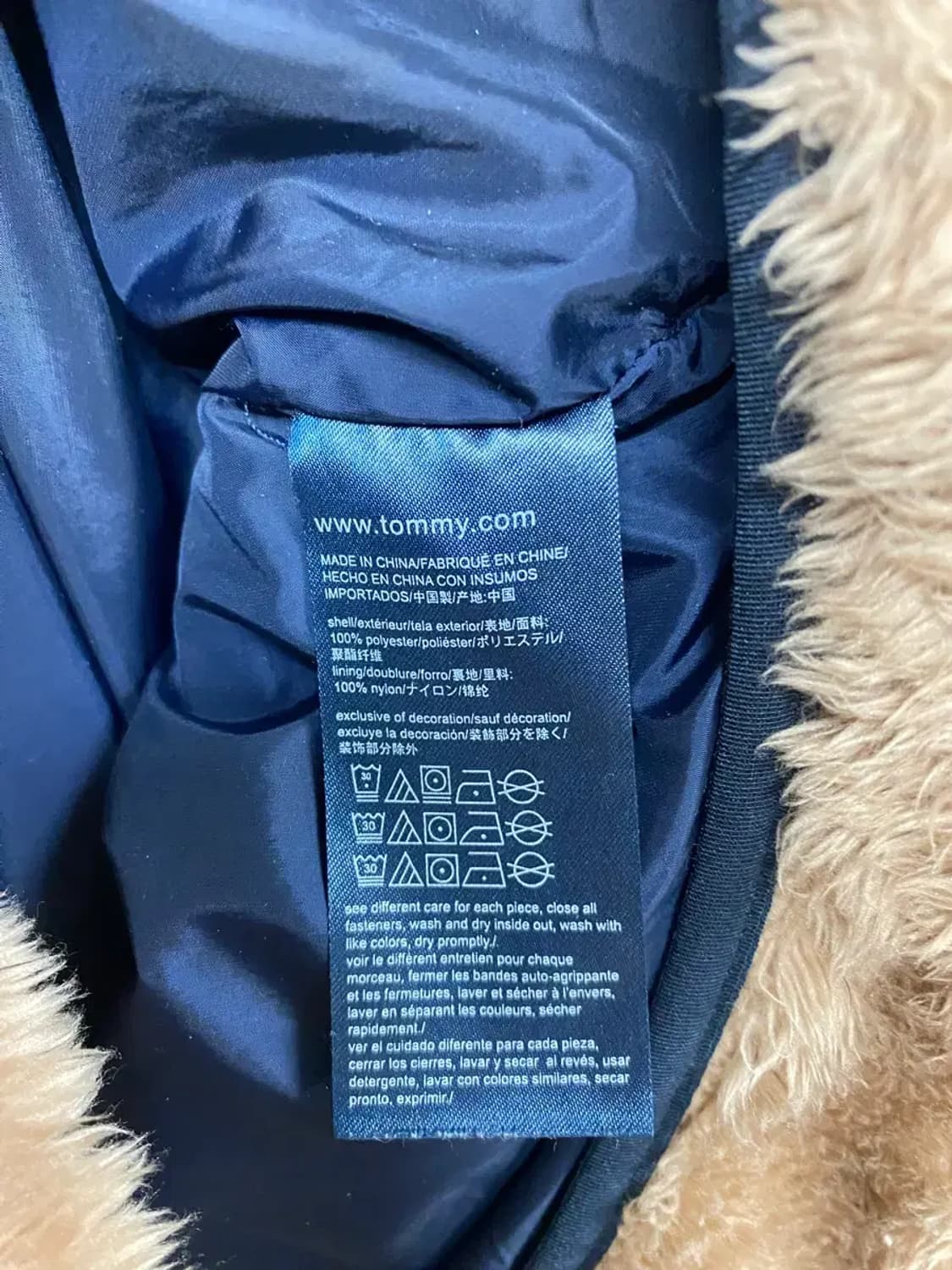타미힐피거 테디 후리스 자켓 L 상품이미지5