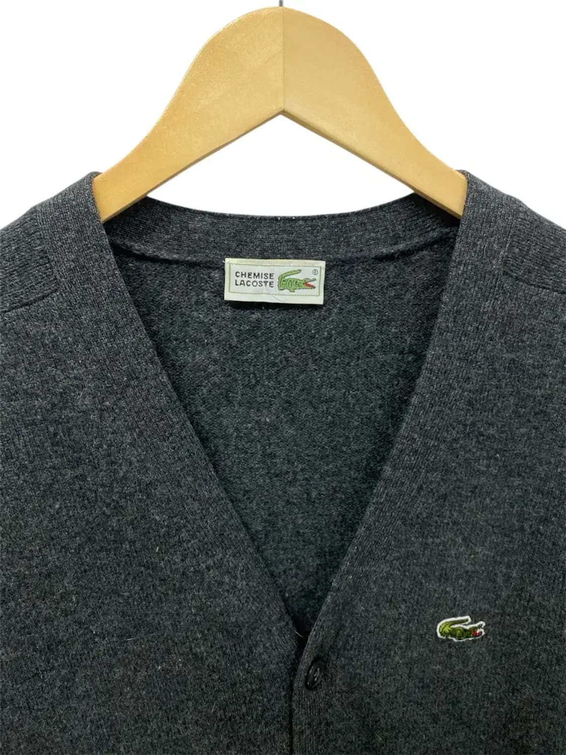 라코스테  진그레이 니트 가디건 S 상품이미지4