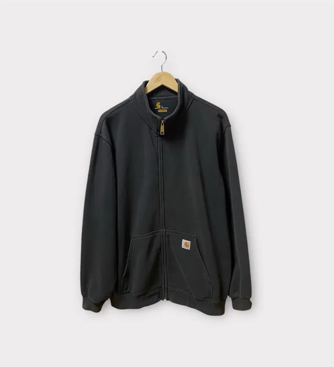 칼하트 휴튼 미드웨이트 기모 넥집업 L-XL 상품이미지1