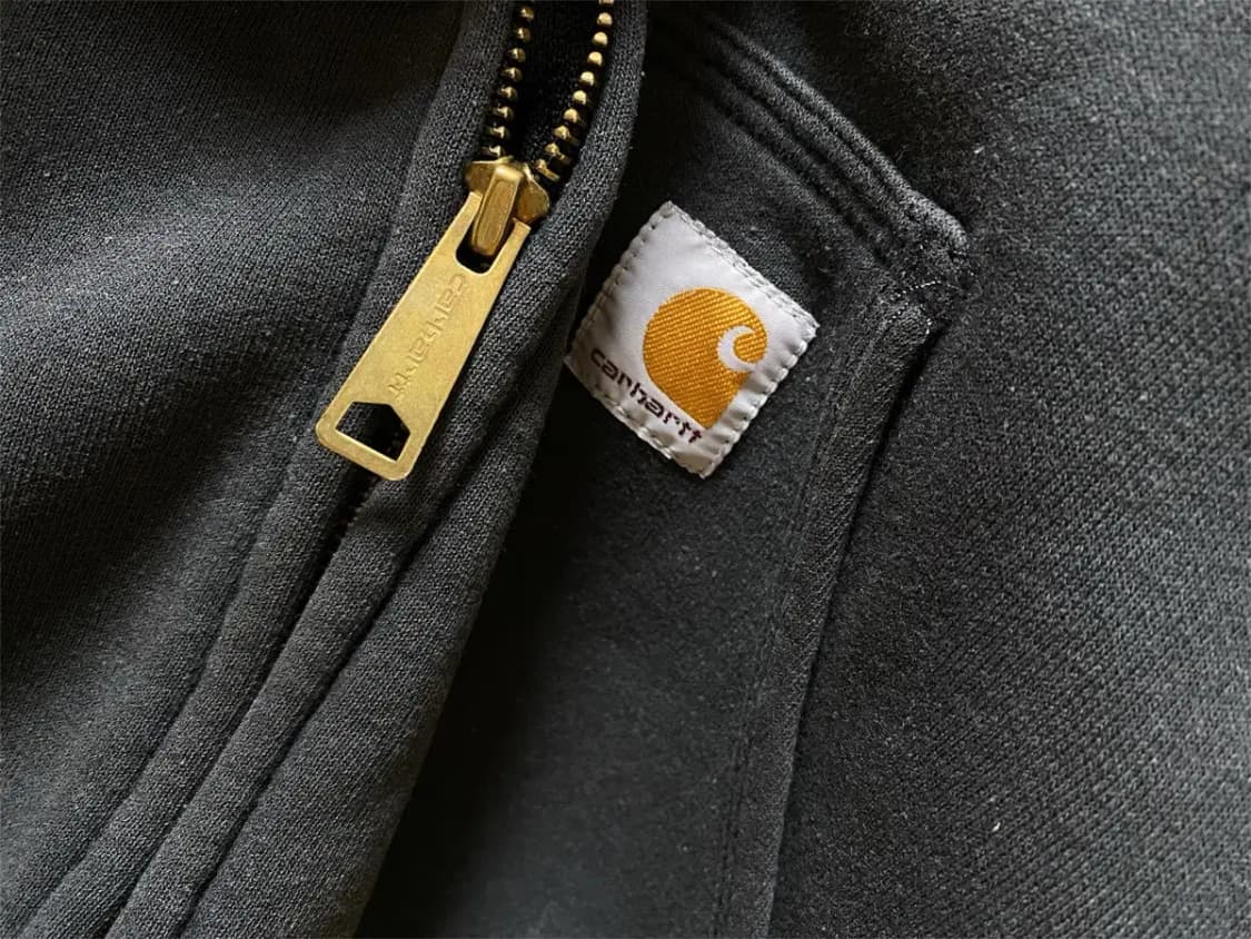 칼하트 휴튼 미드웨이트 기모 넥집업 L-XL 상품이미지4