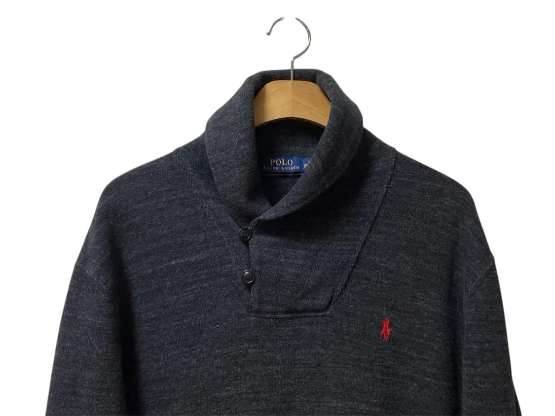 폴로 랄프로렌 레드포니 숄카라 니트 M 상품이미지2