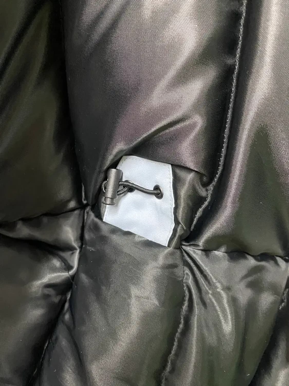 TBJ 천연 너구리털 덕다운 블루패딩 90 상품이미지5