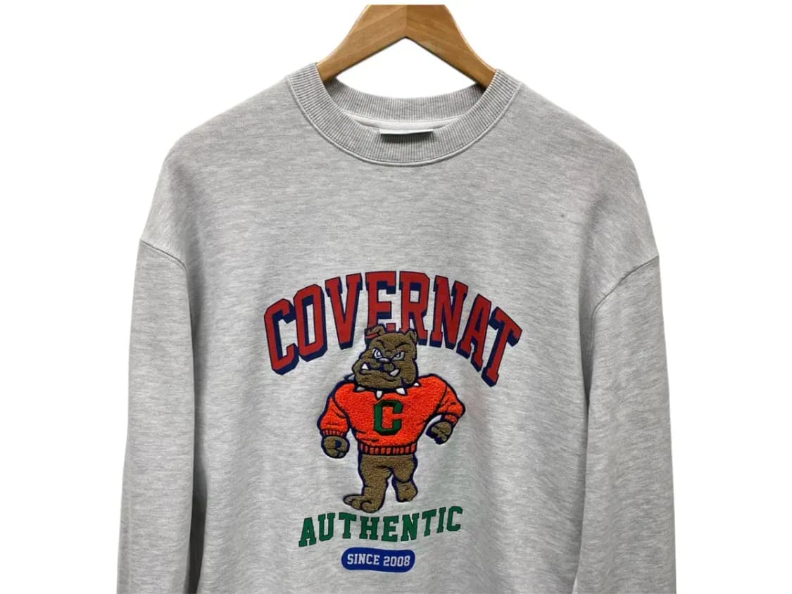 COVERNAT 커버낫 불독 아치 로고 맨투맨 / L 상품이미지2