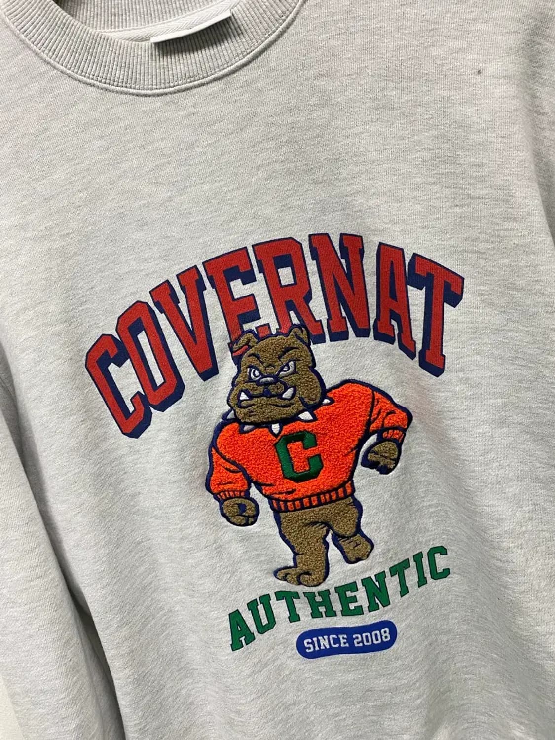 COVERNAT 커버낫 불독 아치 로고 맨투맨 / L 상품이미지4