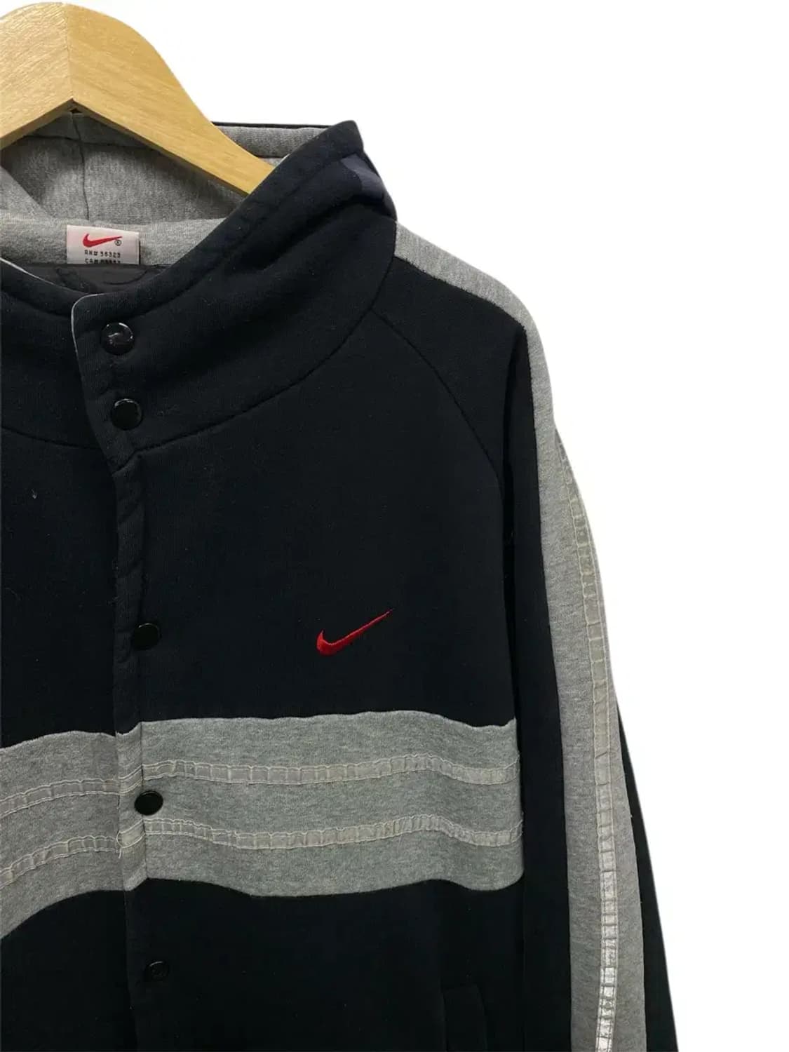 스우시 올드스쿨 후드 누빔점퍼 L 상품이미지3