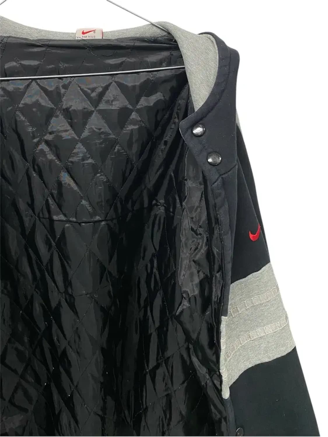 스우시 올드스쿨 후드 누빔점퍼 L 상품이미지5