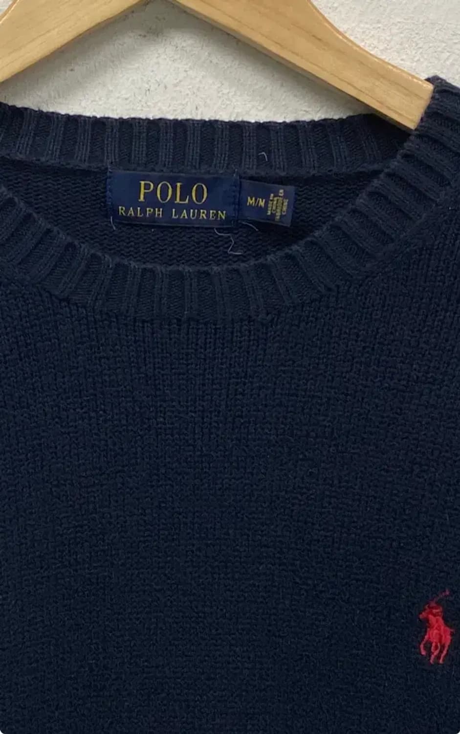 폴로랄프로렌 네이비 니트 스웨터 M 상품이미지4