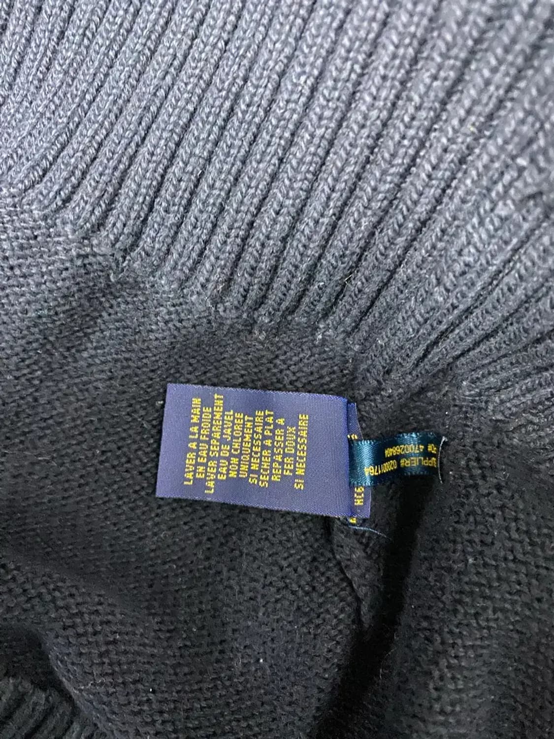 폴로랄프로렌 네이비 니트 스웨터 M 상품이미지5