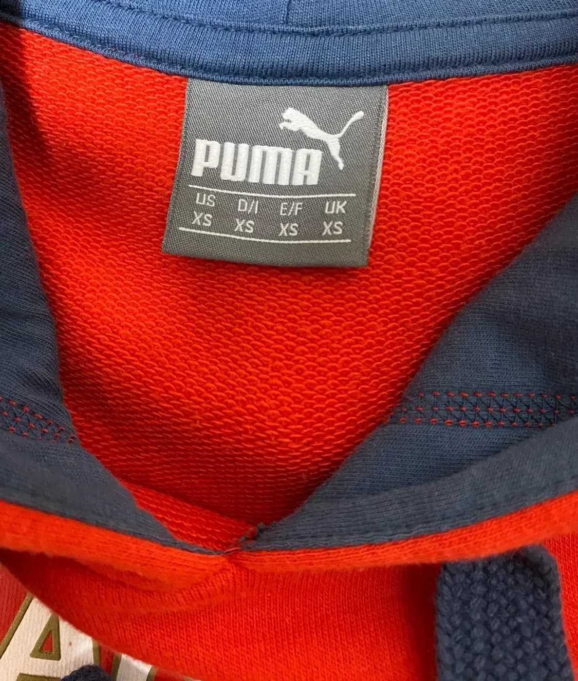 푸마 puma 아스날 빅로고 후드티 XS-S 상품이미지5
