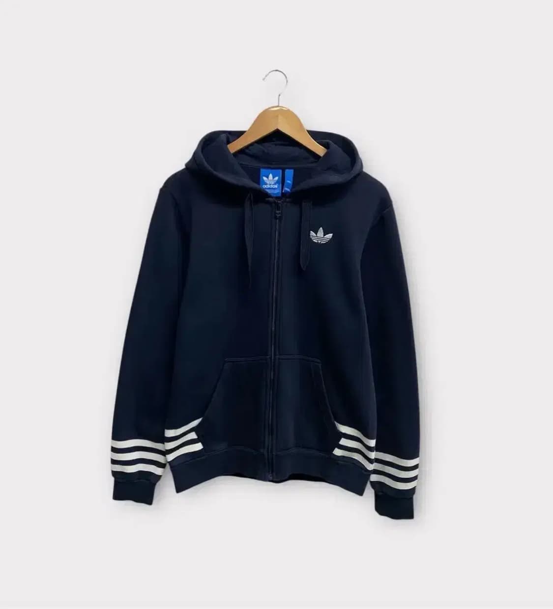 아디다스 파이어버드 트레포일 3선 기모 후드집업 95 상품이미지1
