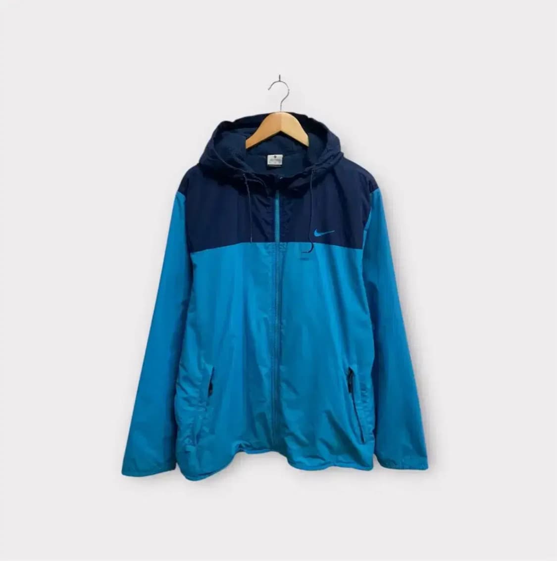 나이키 블루 투톤 플리스 내피 자켓 XL 상품이미지1