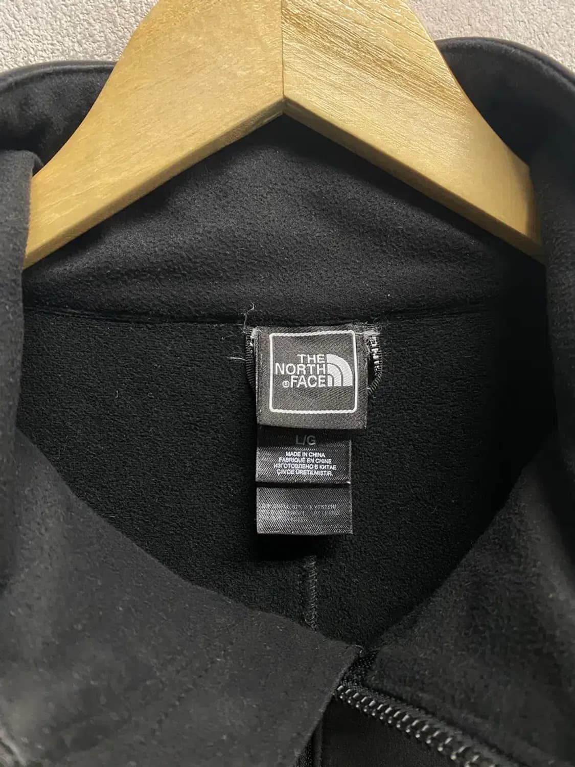 노스페이스 블랙 후리스 집업  L 상품이미지4