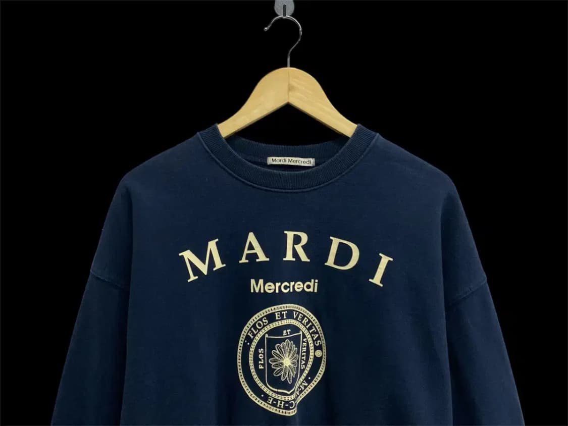 마르디 메크르디 mardi 네이비 맨투맨 free 상품이미지2