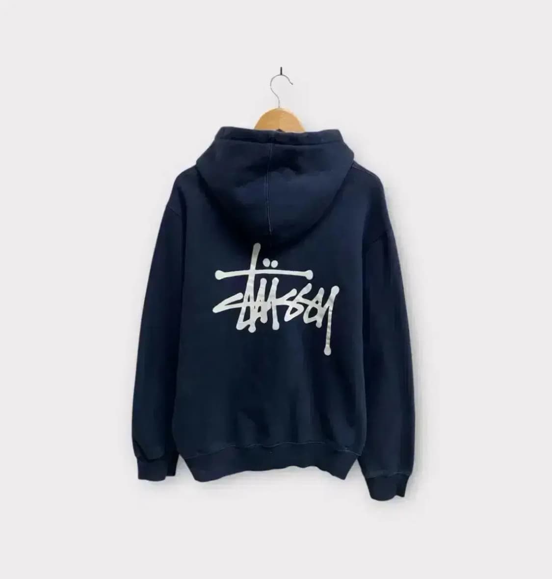 Stussy 스투시 기모 네이비 후드티 L 상품이미지1