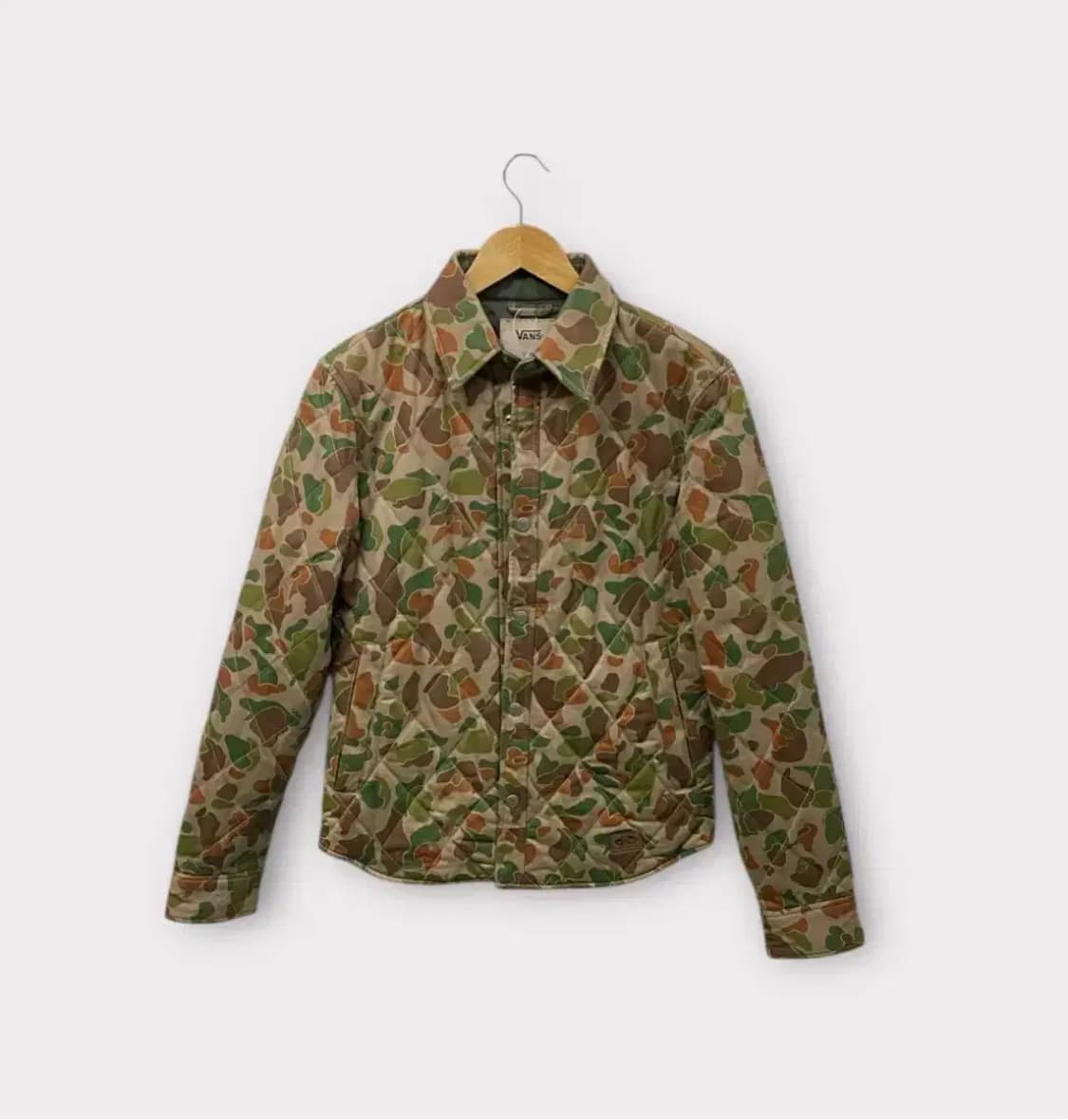 반스 Vans 밀리터리 퀄팅 셔츠 자켓 S 상품이미지1