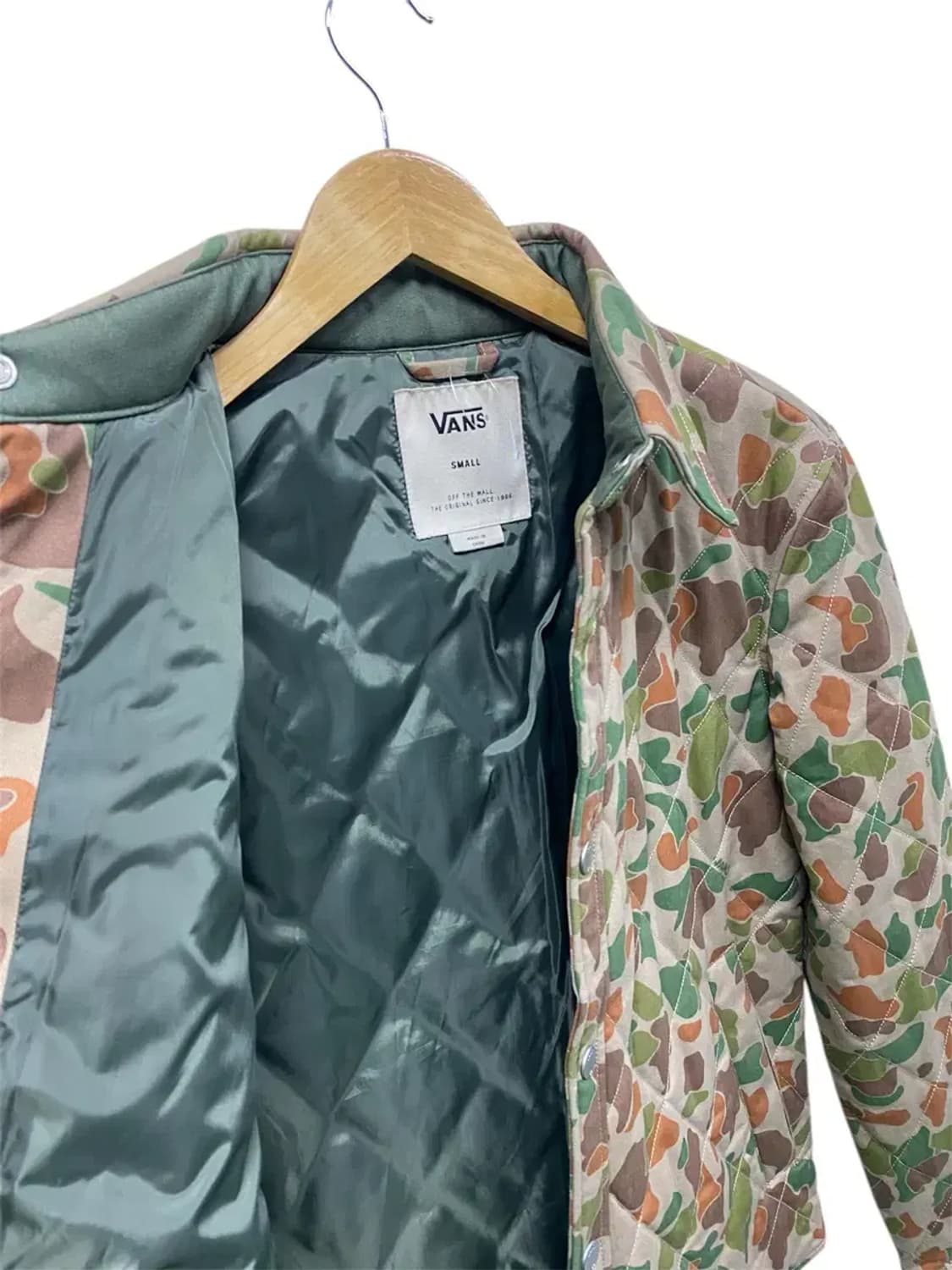 반스 Vans 밀리터리 퀄팅 셔츠 자켓 S 상품이미지3