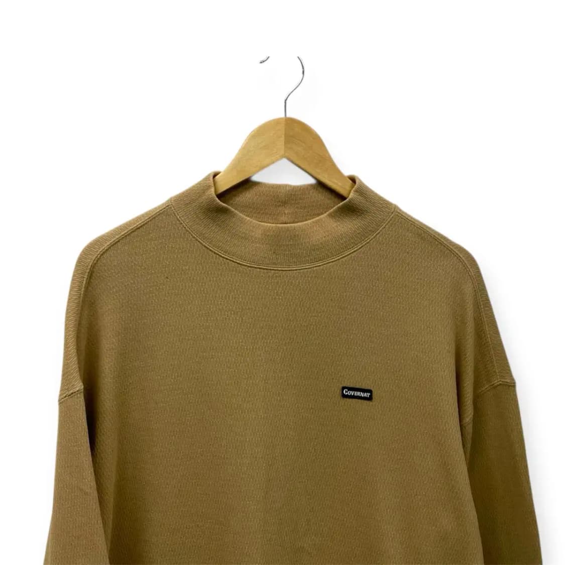 커버낫 베이직 목폴라 니트 카멜 M-L 상품이미지2