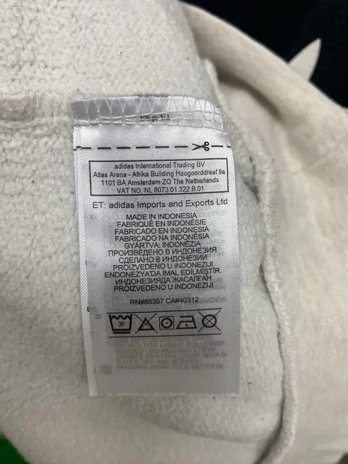 아디다스 리니어 그래픽 기모 후드티S 상품이미지4