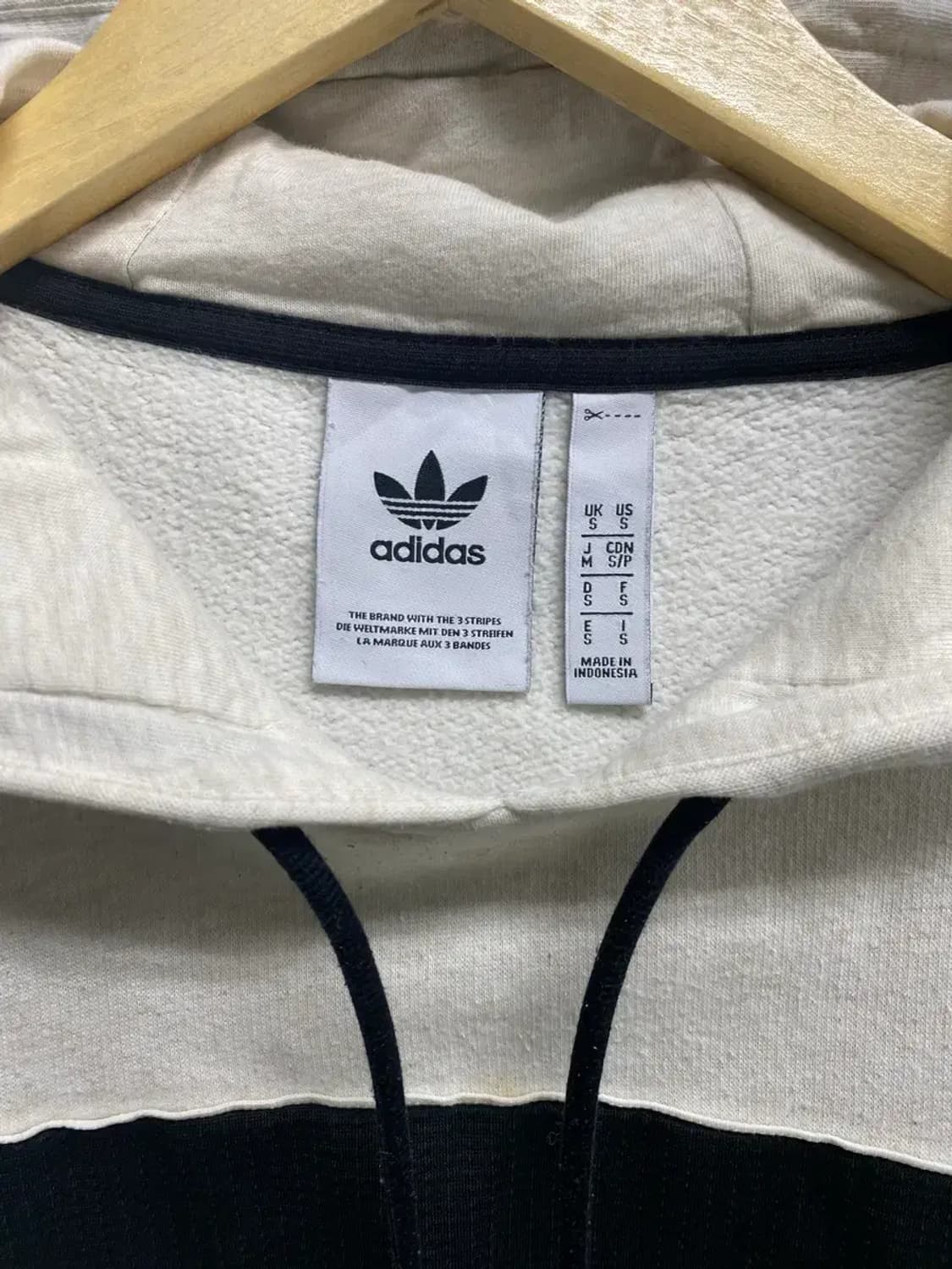 아디다스 리니어 그래픽 기모 후드티S 상품이미지5