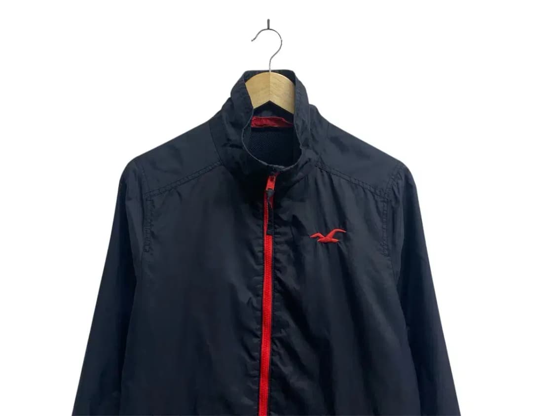 홀리스터 네이비 레드로고 바람막이 M 상품이미지2