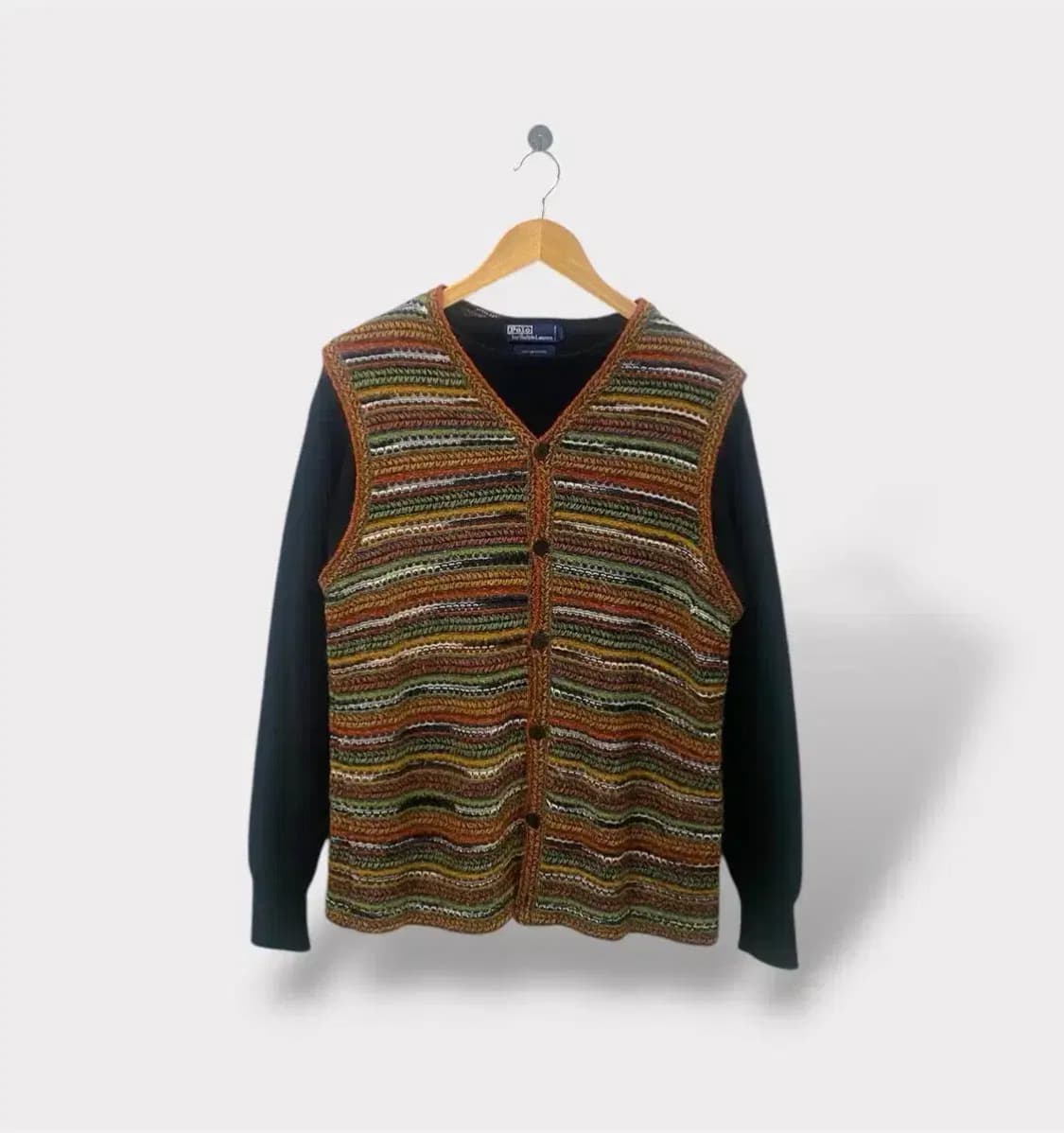 미쏘니 이태리 멀티컬러 보헤미안 조끼 M 상품이미지1