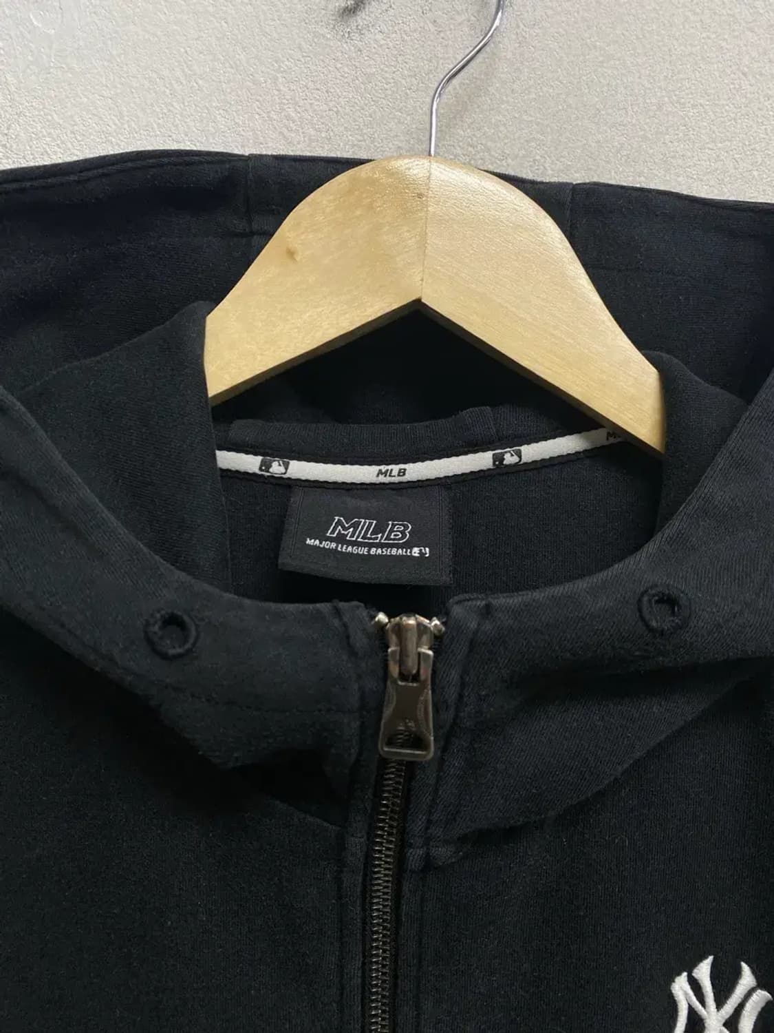 MLB 뉴욕 양키스 스몰로고 베이직 후드집업 L 상품이미지5