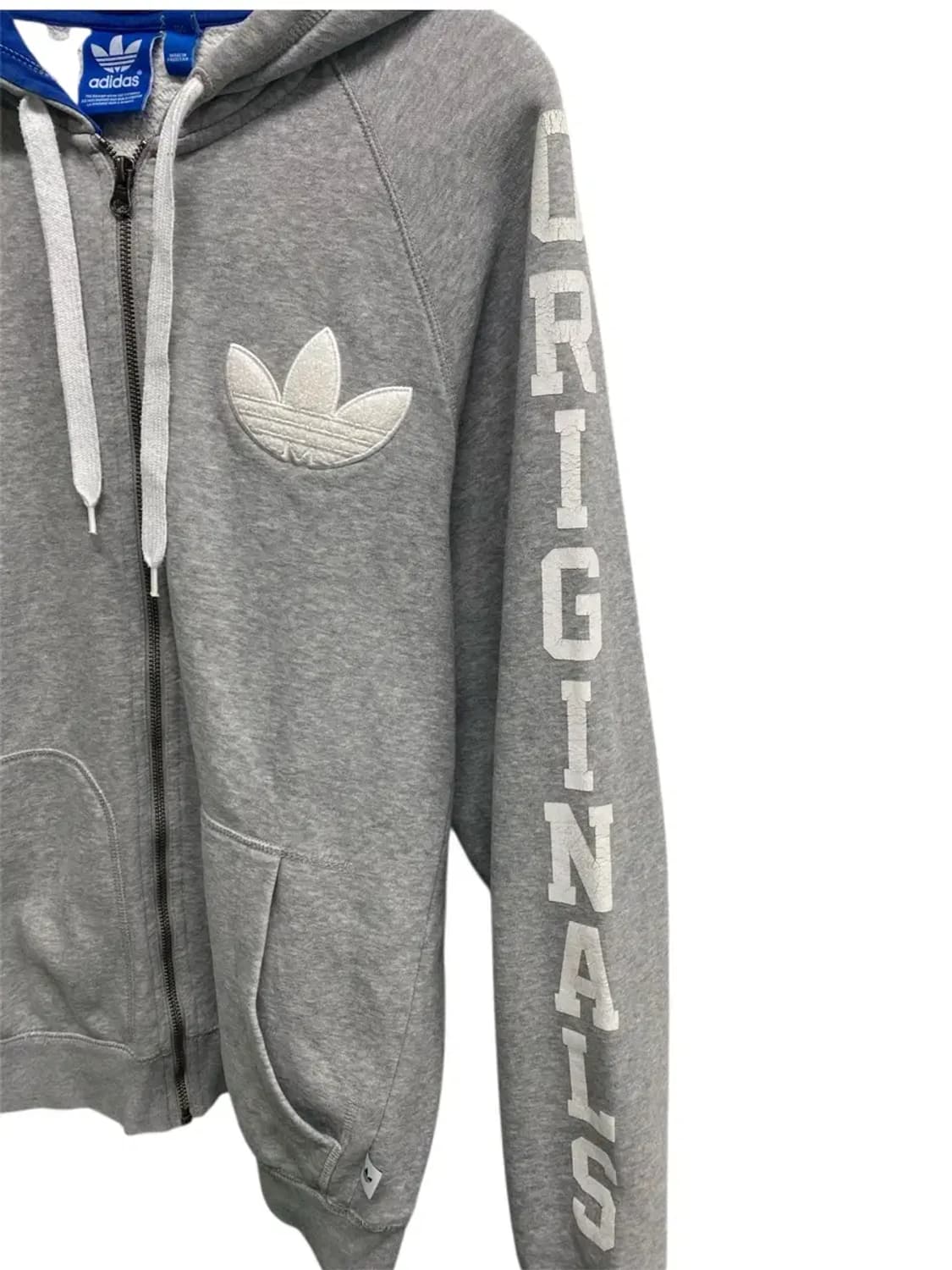 아디다스 파이어버드 기모 후드 집업 L 상품이미지3