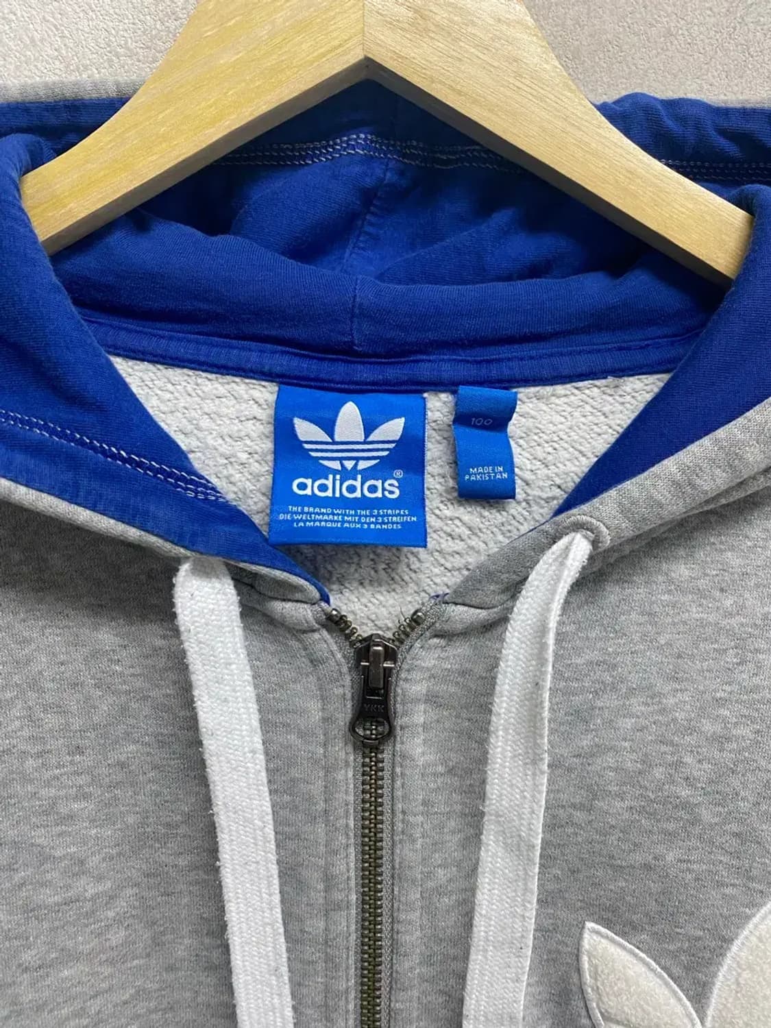 아디다스 파이어버드 기모 후드 집업 L 상품이미지5