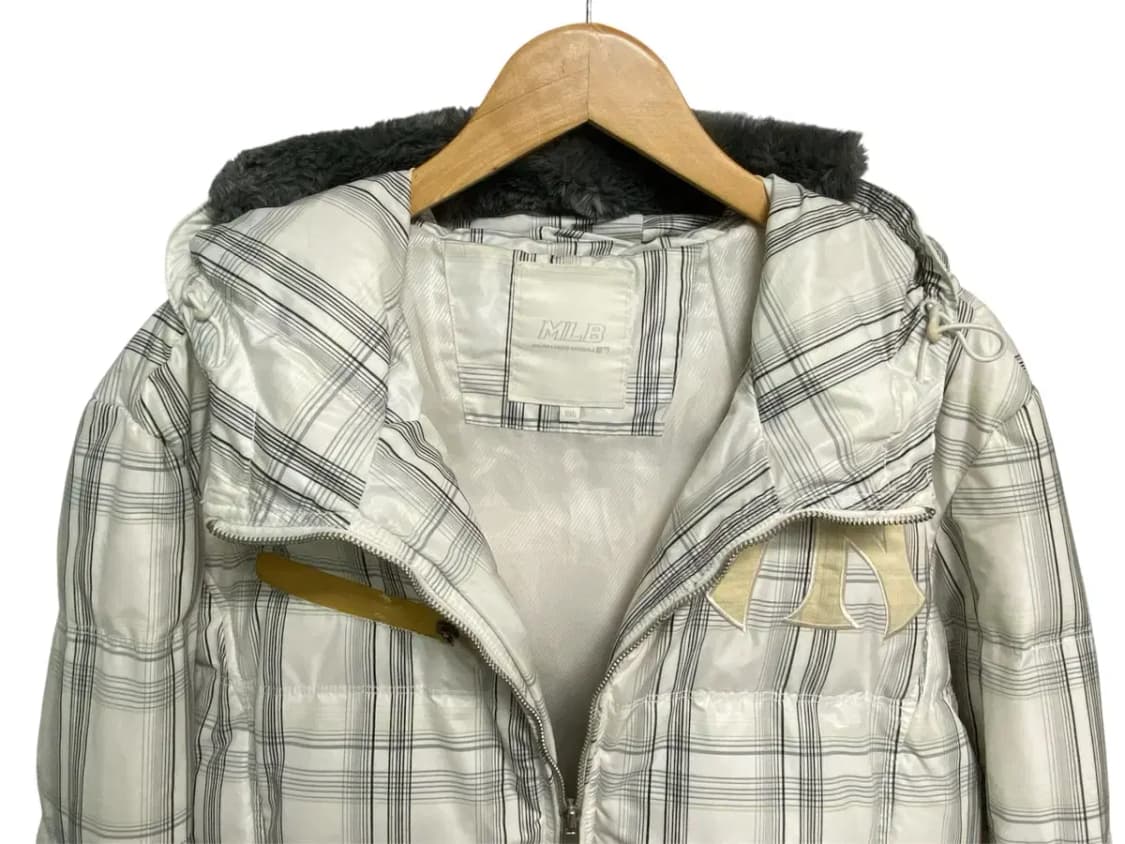 MLB 뉴욕 양키스 체크 다운 패딩 105 상품이미지5