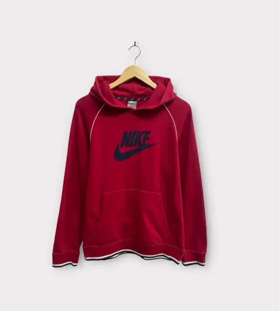 나이키 레드 클래식 후드티 S 상품이미지1