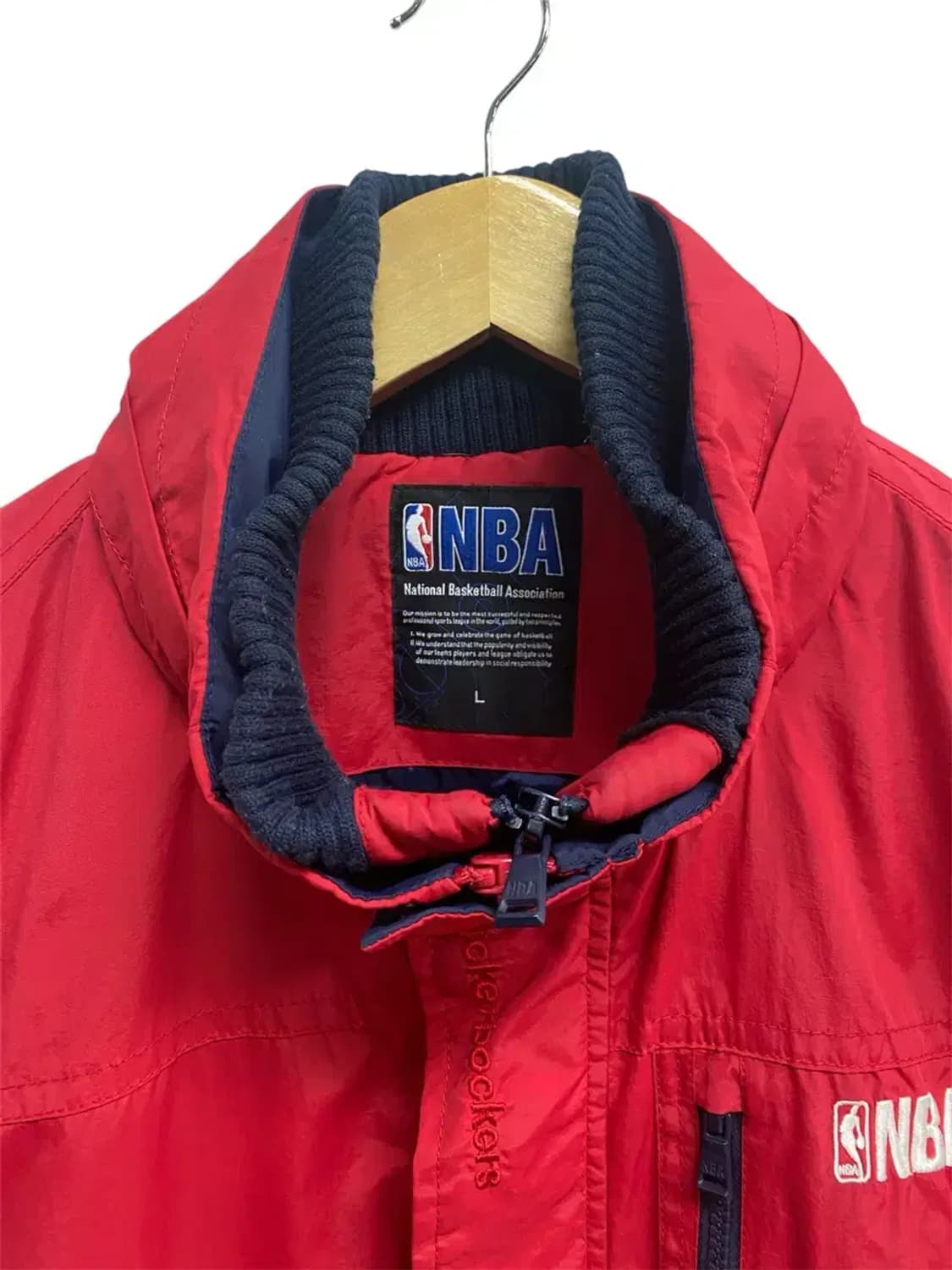 NBA 뉴욕 닉스 레드 점퍼 L 상품이미지4