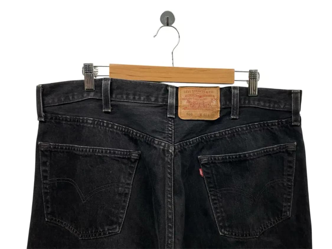 리바이스 Levis 흑청 데님바지 -40사이즈 상품이미지4