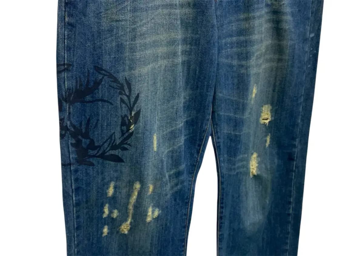 아베크롬비 앤 피치 데님 자수 청바지-34사이즈 상품이미지2