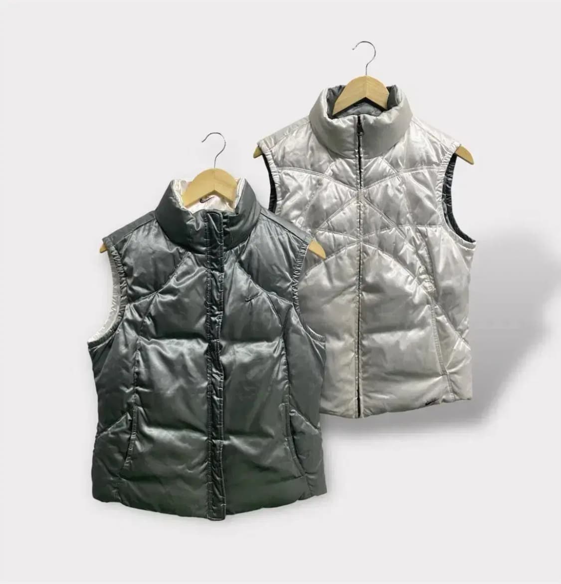 나이키 리버시블 글로시 패딩조끼 S 상품이미지1